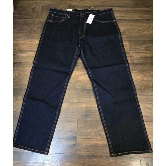 Levis Workwear Fit Straight Leg Jeans Mens 38x30 Blue Denim NWT Bootcut - Picture 6 of 9
